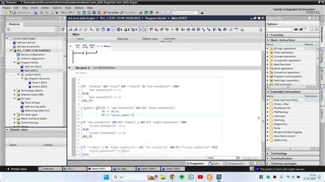 SIMATIC Structured Control Language (SCL) for S7.